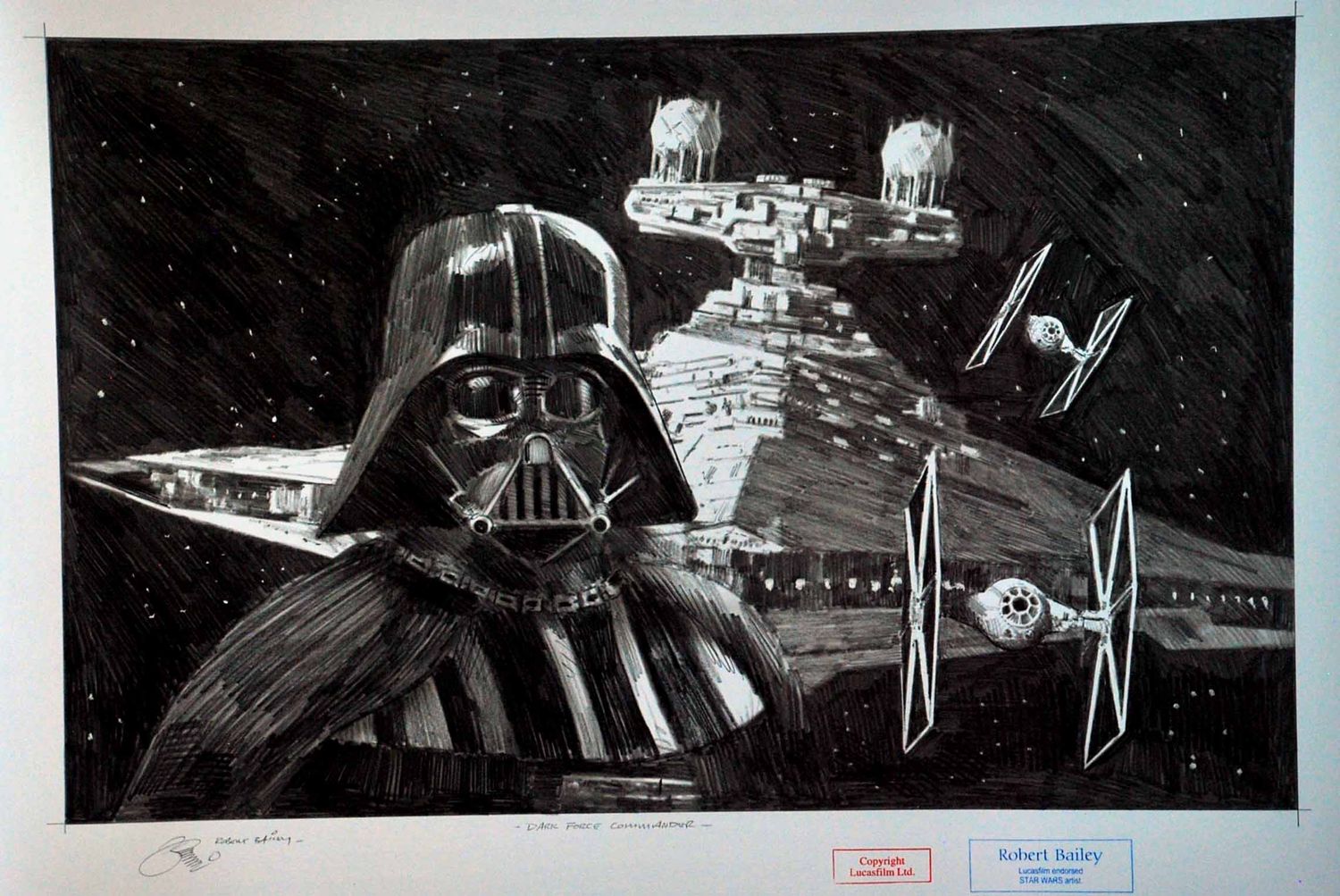 DARK FORCE COMMANDER.  (Medium Size).