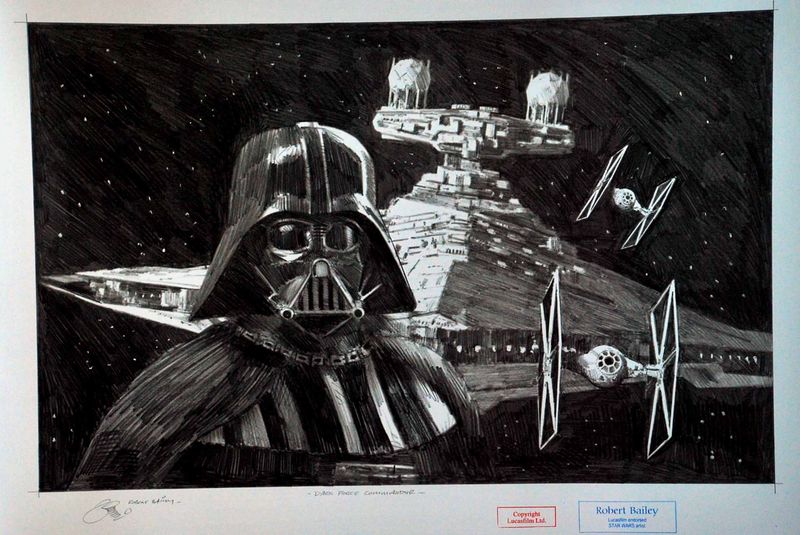 DARK FORCE COMMANDER.  (Medium Size).