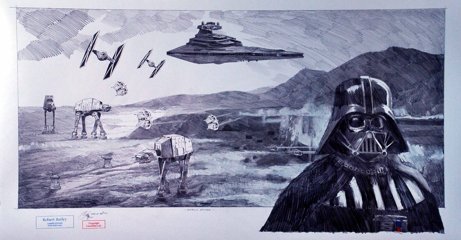 REBELS ROUTED.  (Large Size). 20" x 36"