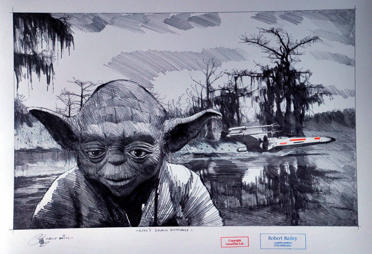 LUKE'S GRAND ENTRANCE.  (Medium Size).