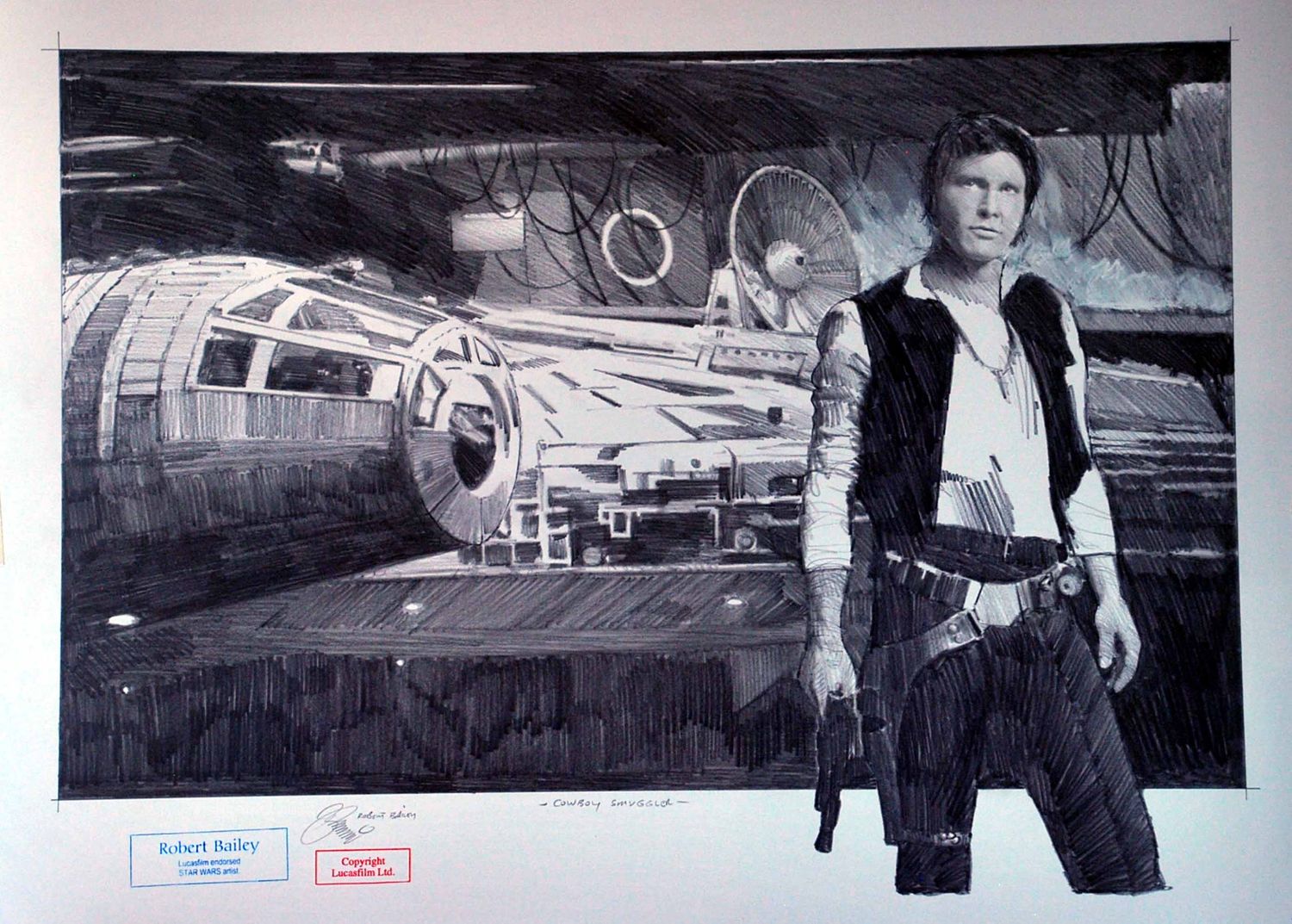 COWBOY SMUGGLER.  (Medium Size).