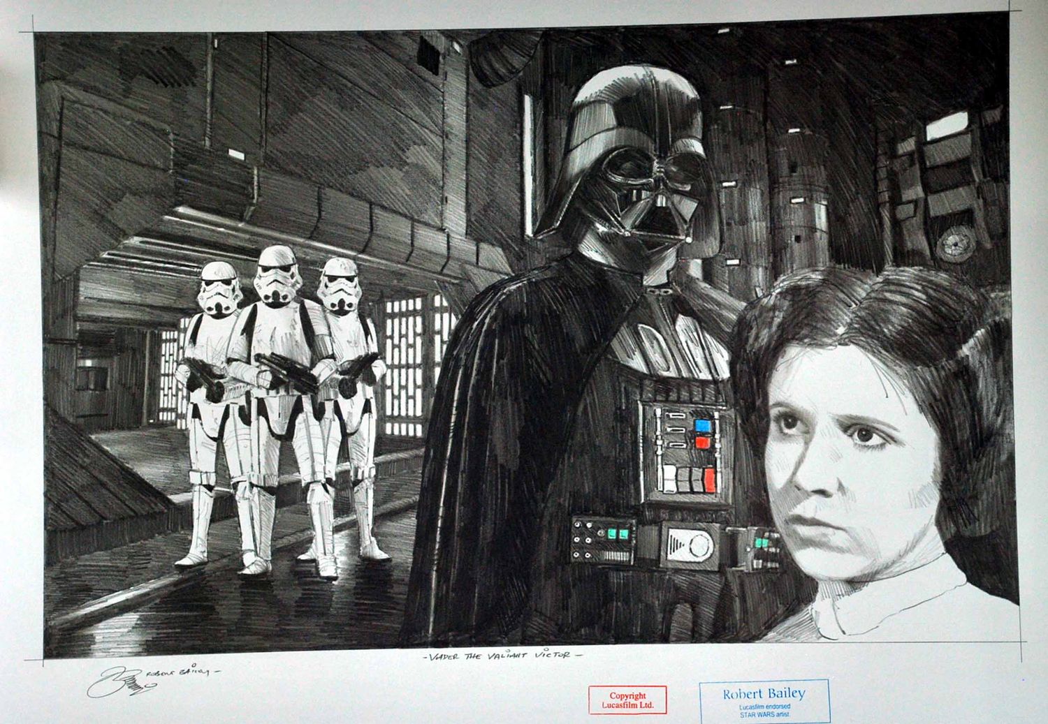VADER THE VALIANT VICTOR.  (Medium Size).
