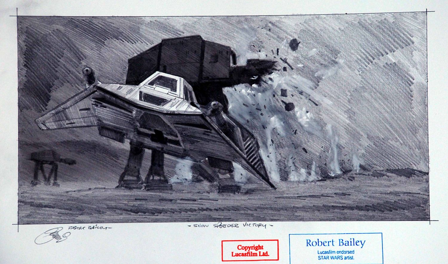 SNOW SPEEDER VICTORY.