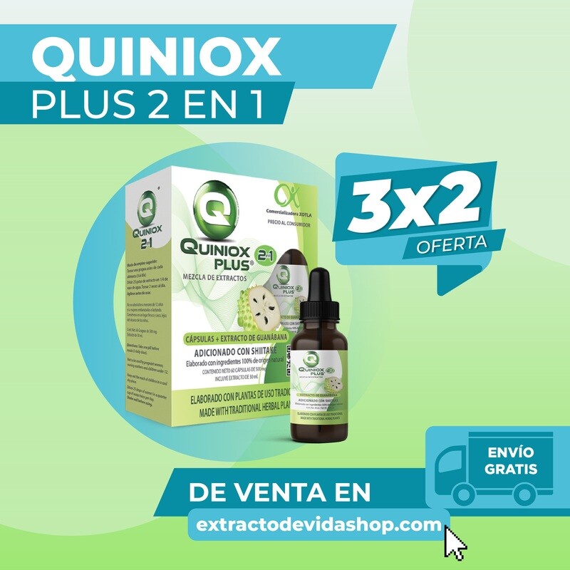 LLÉVATE 3 QUINIOX PLUS POR $749