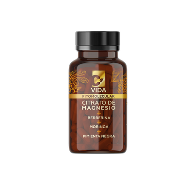 CITRATO DE MAGNESIO + BERBERINA + MORINGA + PIMIENTA NEGRA | C-VIDA
