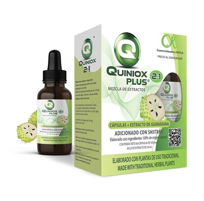QUINIOX PLUS 2 en 1 (Al ser 2 en 1 incluye Cápsulas y Extracto)