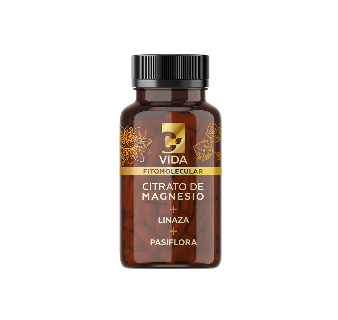 CITRATO DE MAGNESIO + LINAZA + PASIFLORA