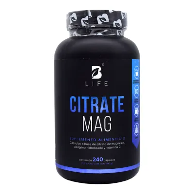 Citrato De Magnesio 240 Cap / B LIFE