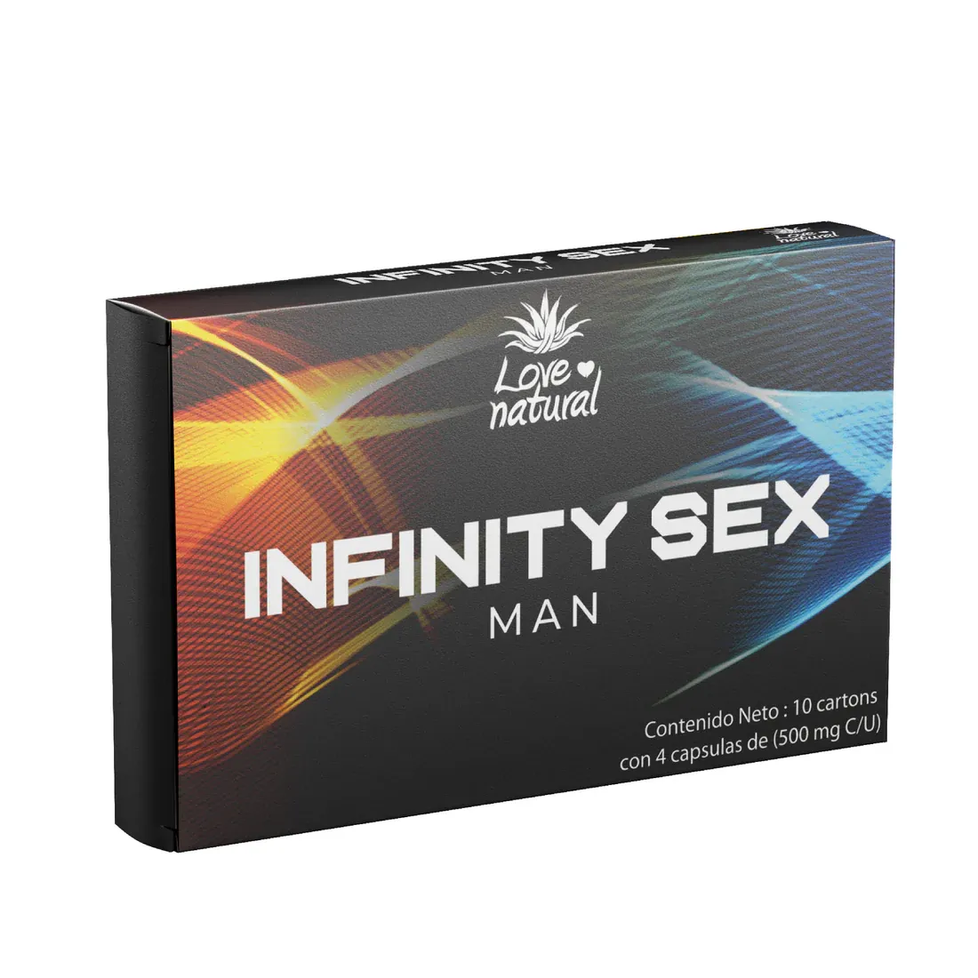 Infinity Sex 4 cap de 500 mg / LOVE NATURAL