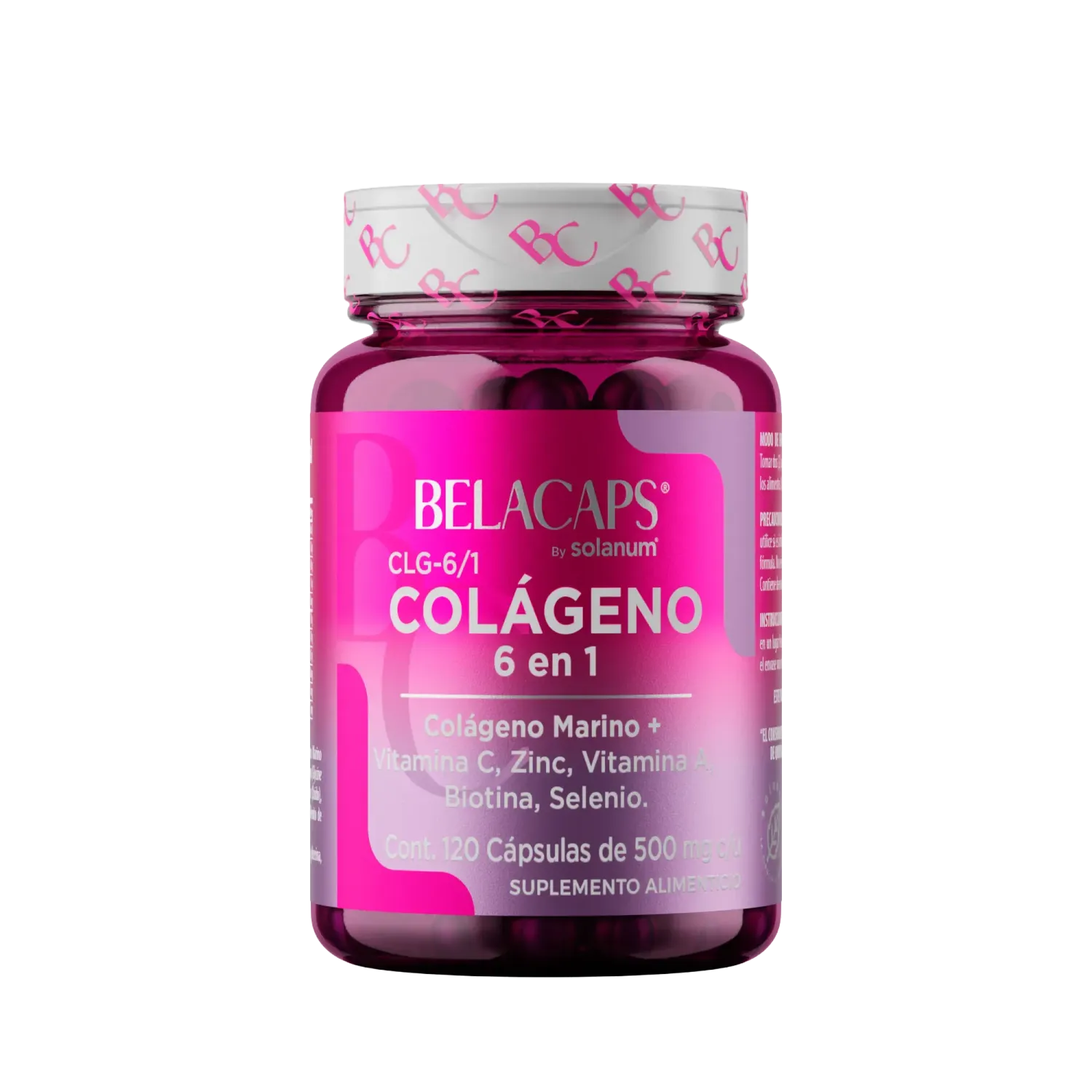 Colágeno 6 en 1 120 Cápsulas / SOLANUM