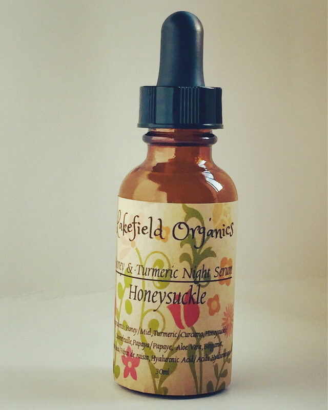Honey &amp; Turmeric Night Serum- Honeysuckle