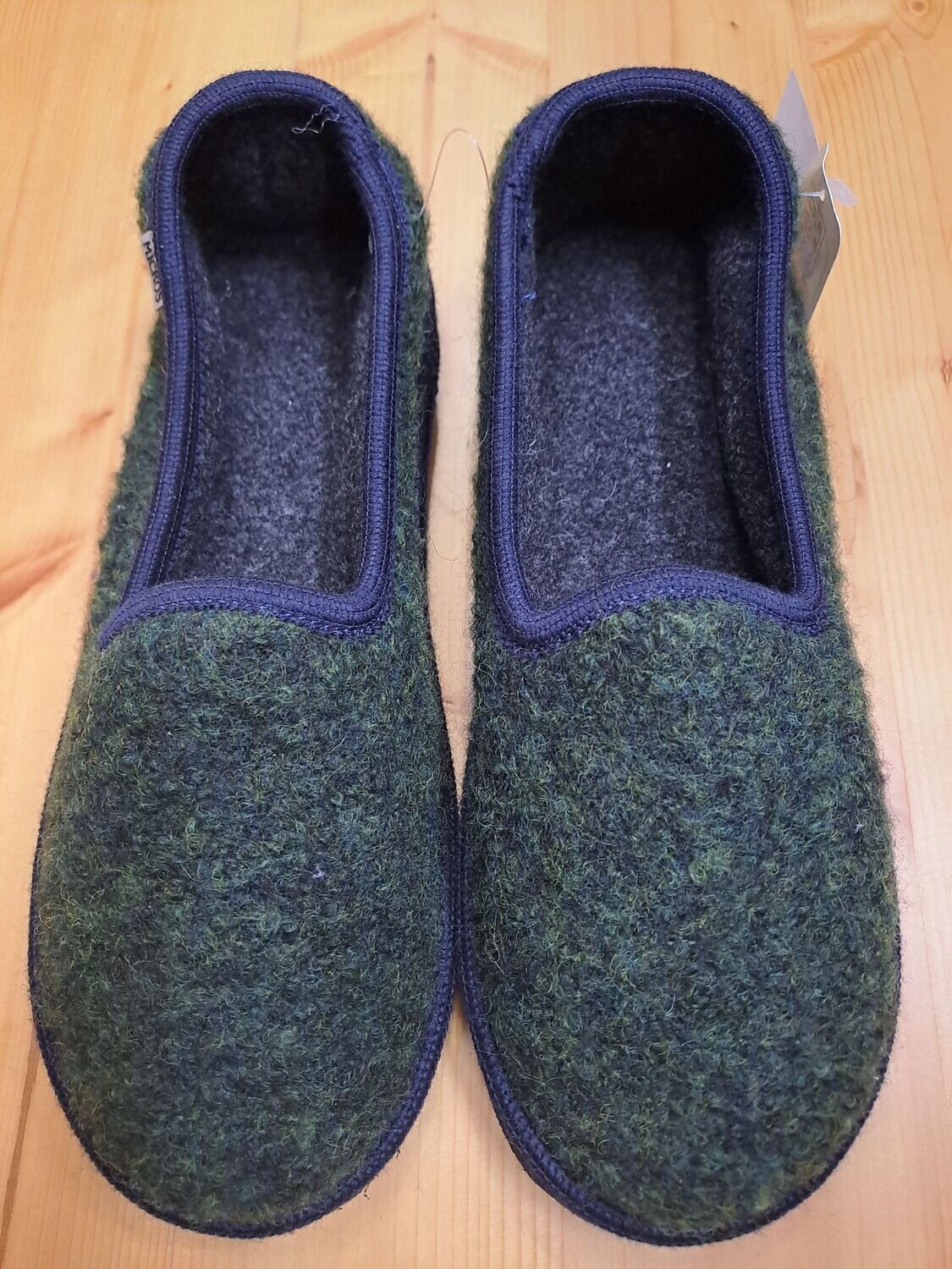 Pantofole in store lana cotta