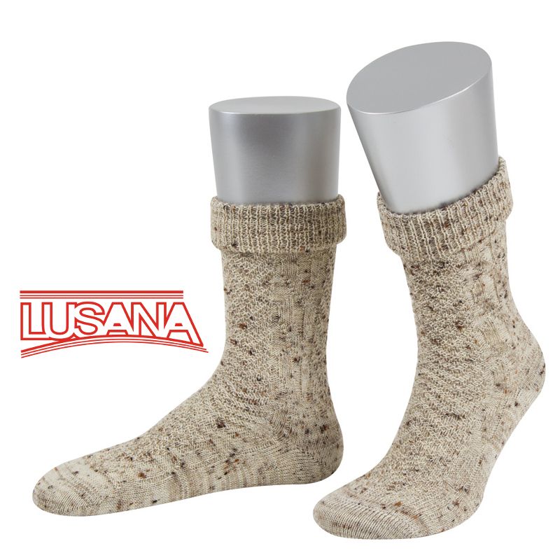 Umschlagsocken in reiner Wolle € 22,00