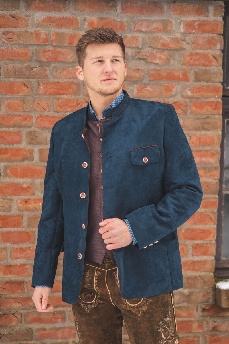 Sakko  alcantara blu 52,60  € 179,00