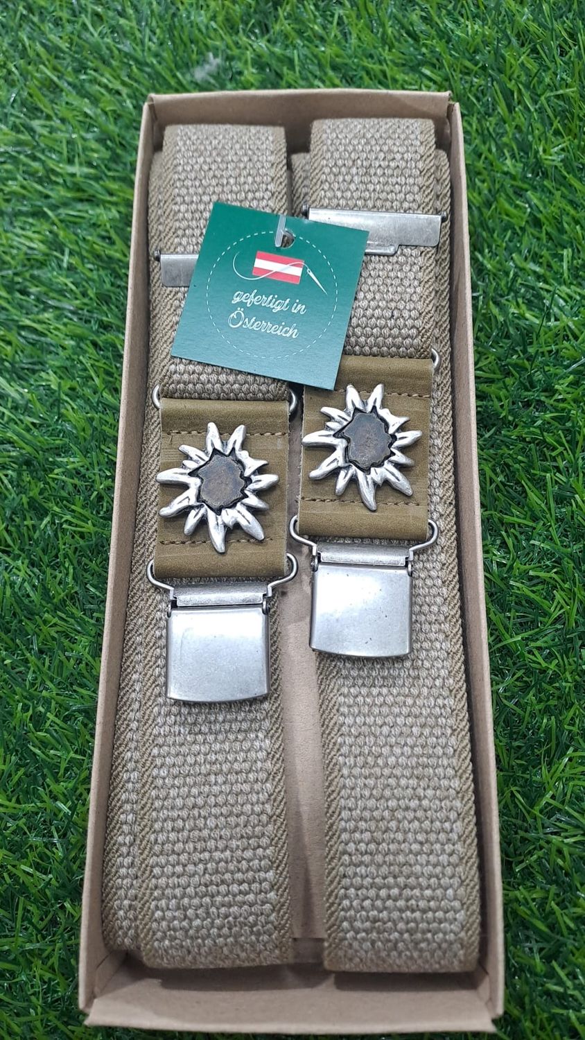 Bretelle clips Edelweiss € 59,00 Bretelle clips Edelweiss € 59,00