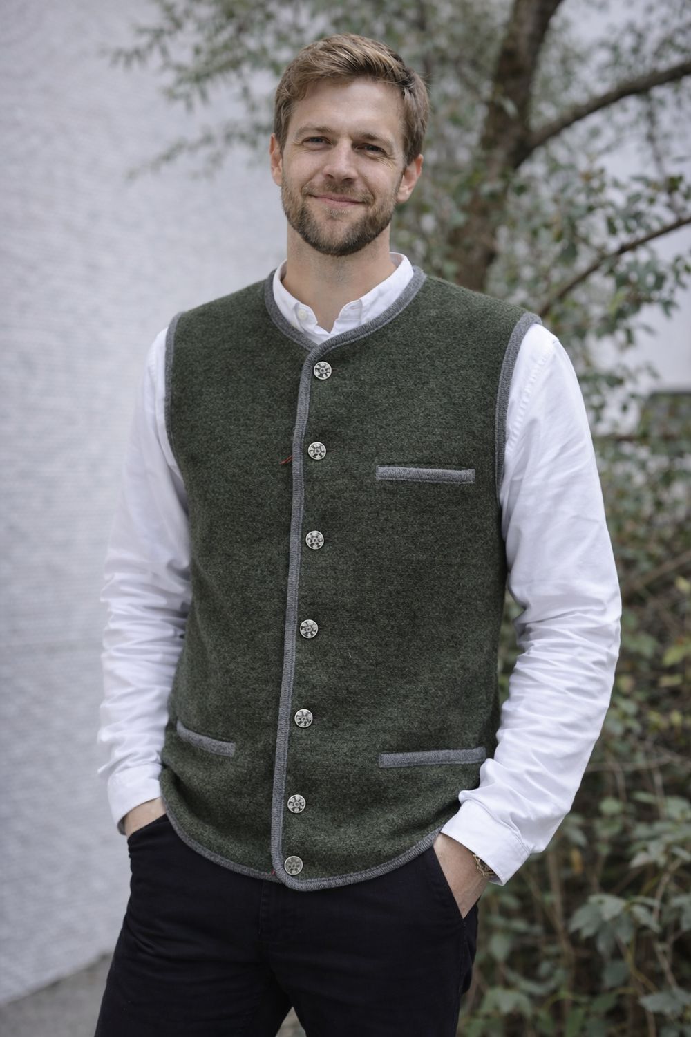 Alp verde loden gilet € 99,00