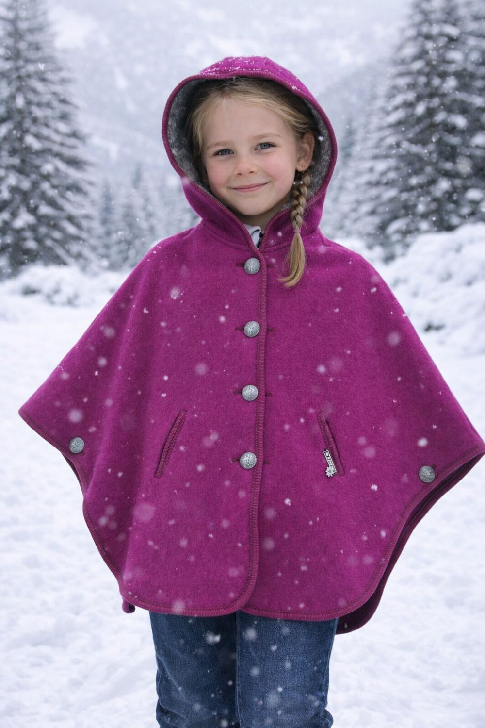 Poncho Pinki 2-4 €99,00
