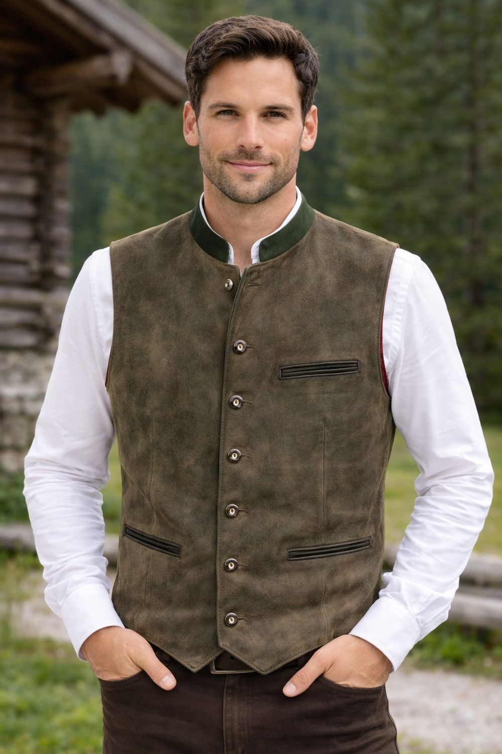 Gilet in pelle men € 239,00