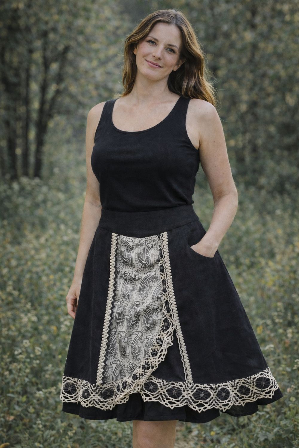 Landhaus gonna black  € 120,00