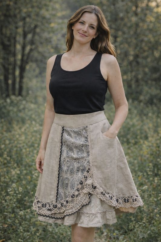 Landhaus gonna beige 32,36,40 € 120,00