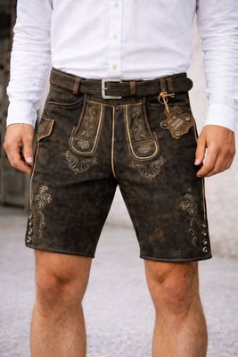 Lederhosen Bernd  dark brown  € 179,00