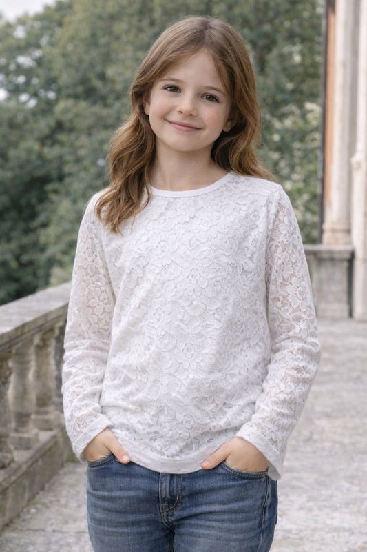 T-Shirt pizzo long € 29,90