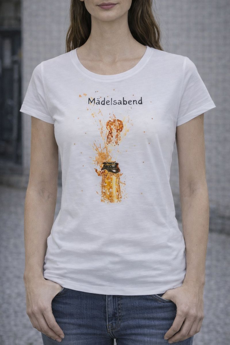 Mädelsabend t-shirt white € 39,90