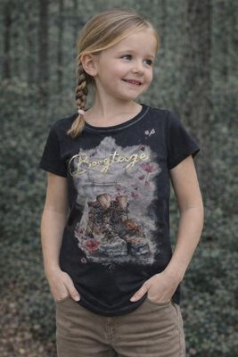 Fayetta t-shirt black kids € 35,00