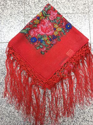 Foulard wool frange € 49,90