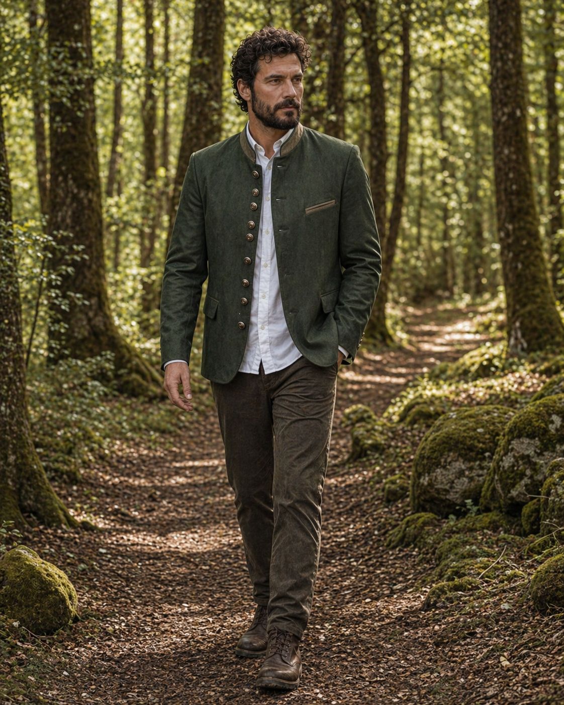 Sakko  alcantara green € 199,00