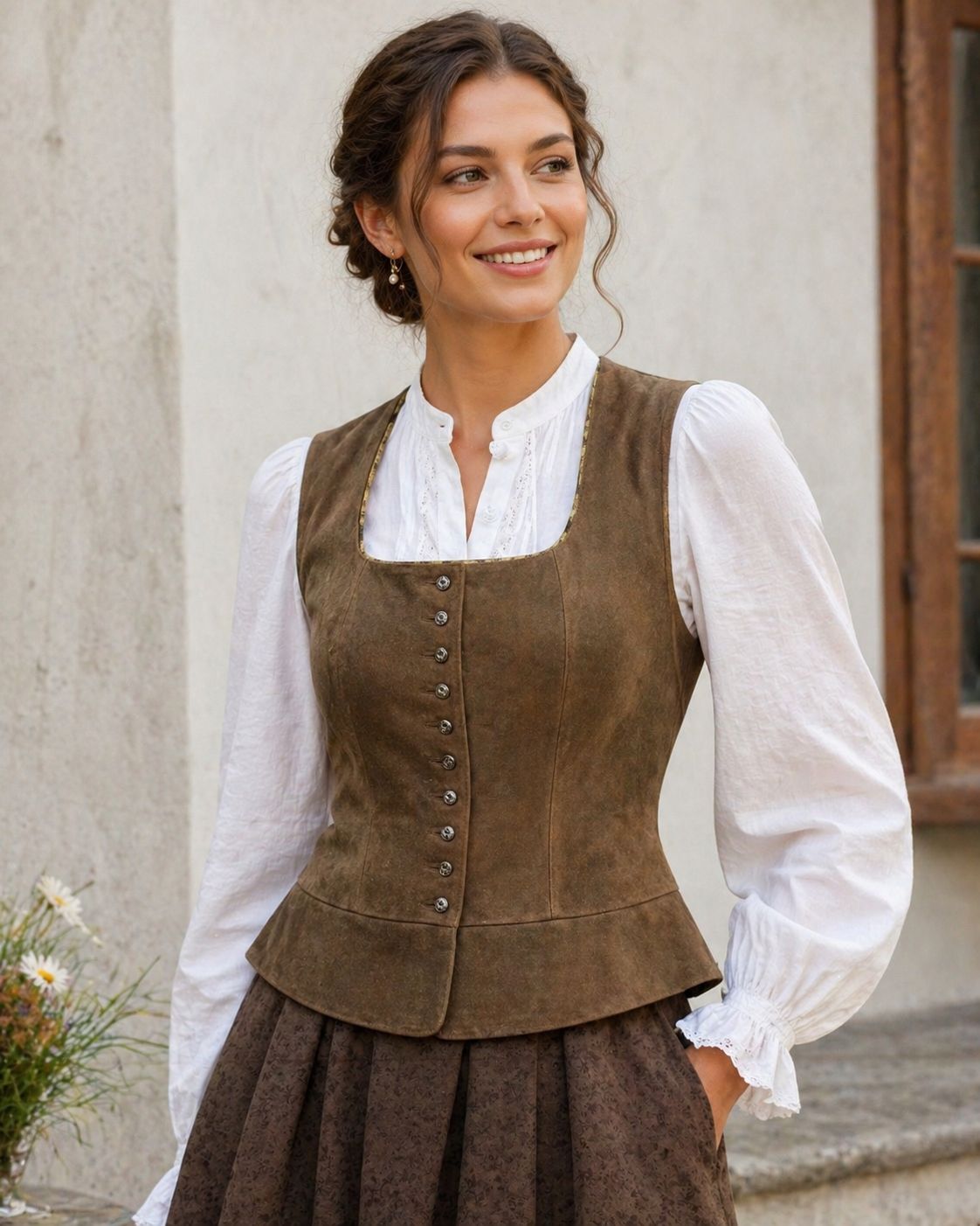 Gilet in pelle da donna 36 €239,00