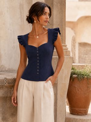 Bustino Sissi blu € 129,00 Bustino Sissi blu € 129,00