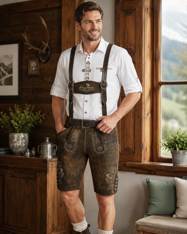 Lederhosen Karl bretelle € 199,00 Lederhosen Karl bretelle € 199,00