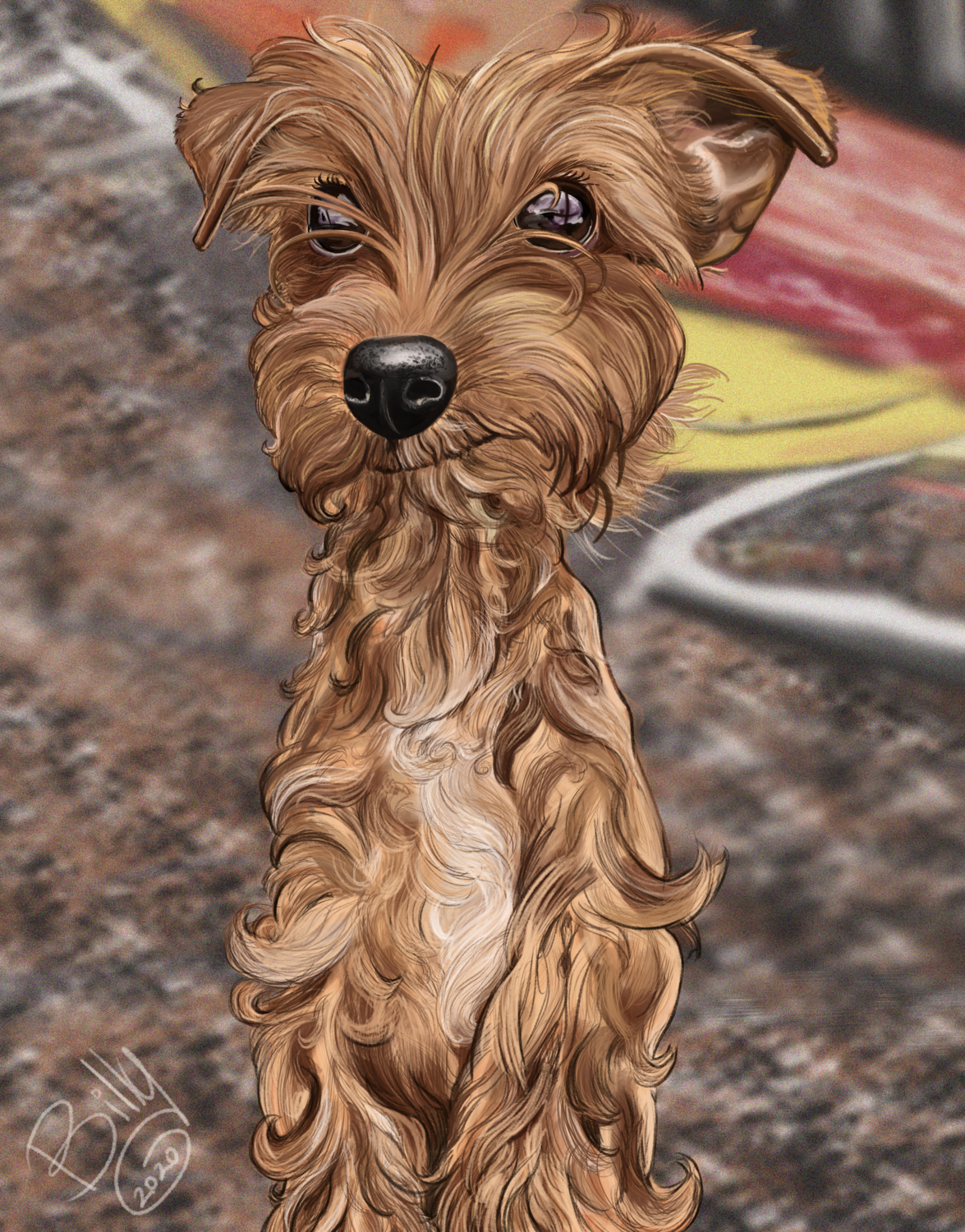 Pet Caricature from a Photo