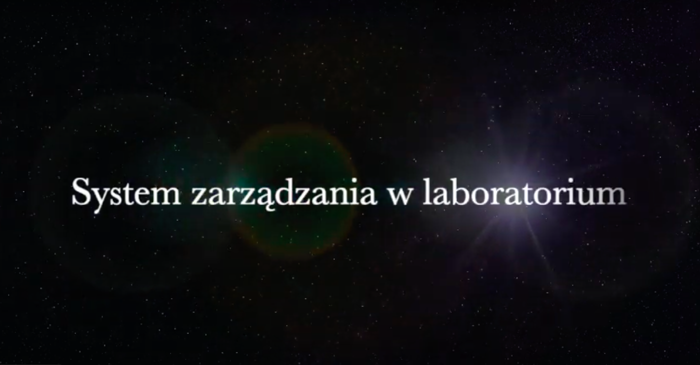 System zarządzania w laboratorium System zarządzania w laboratorium