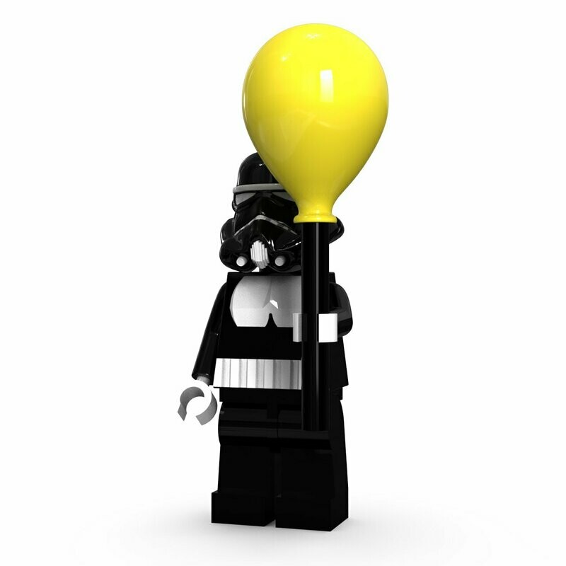 Black trooper balloon