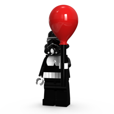 Black trooper balloon