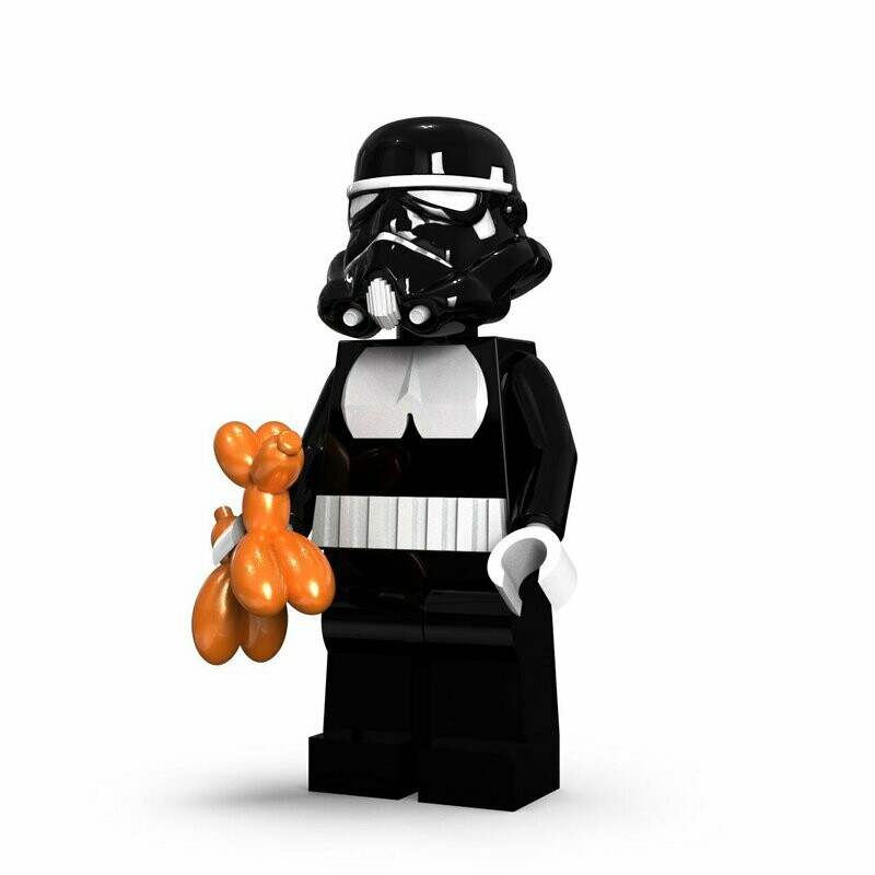 Black trooper dog
