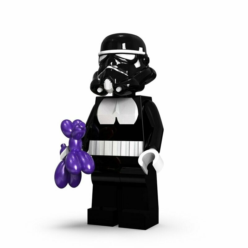 Black trooper dog