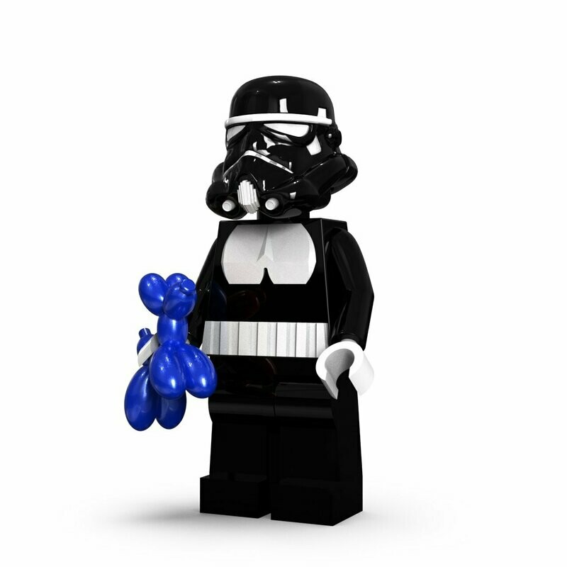 Black trooper dog