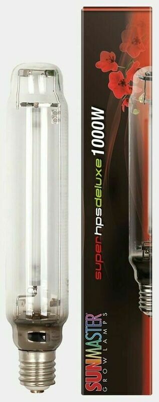Sunmaster 1000w Super HPS Deluxe  Lamp 150,000 Lumens