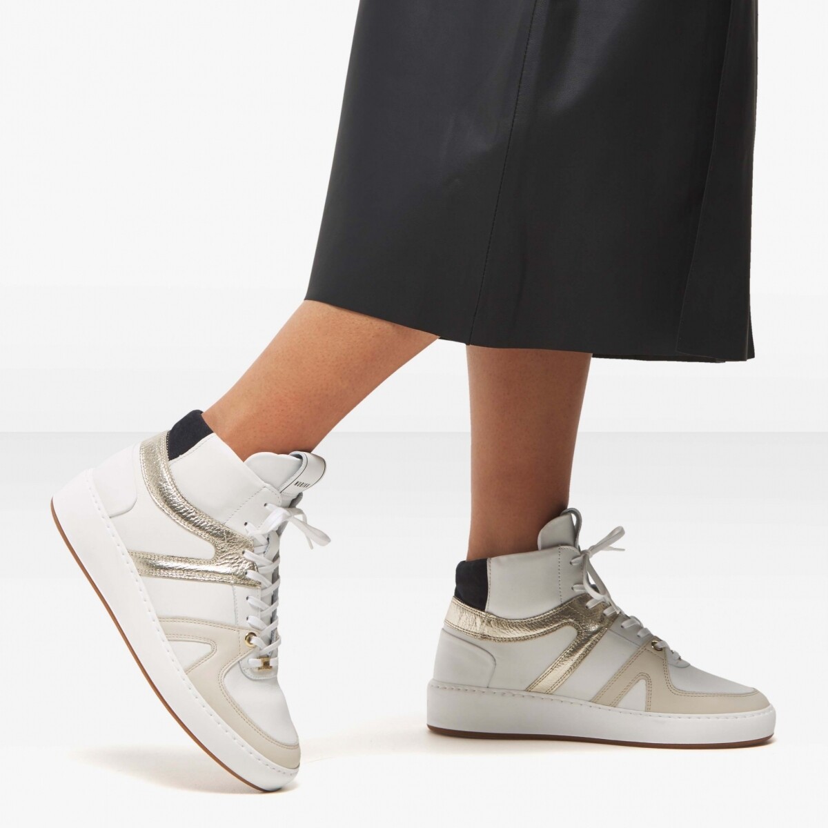 Nubikk Sneaker Rox wit multi gold - Verbeek schoenen