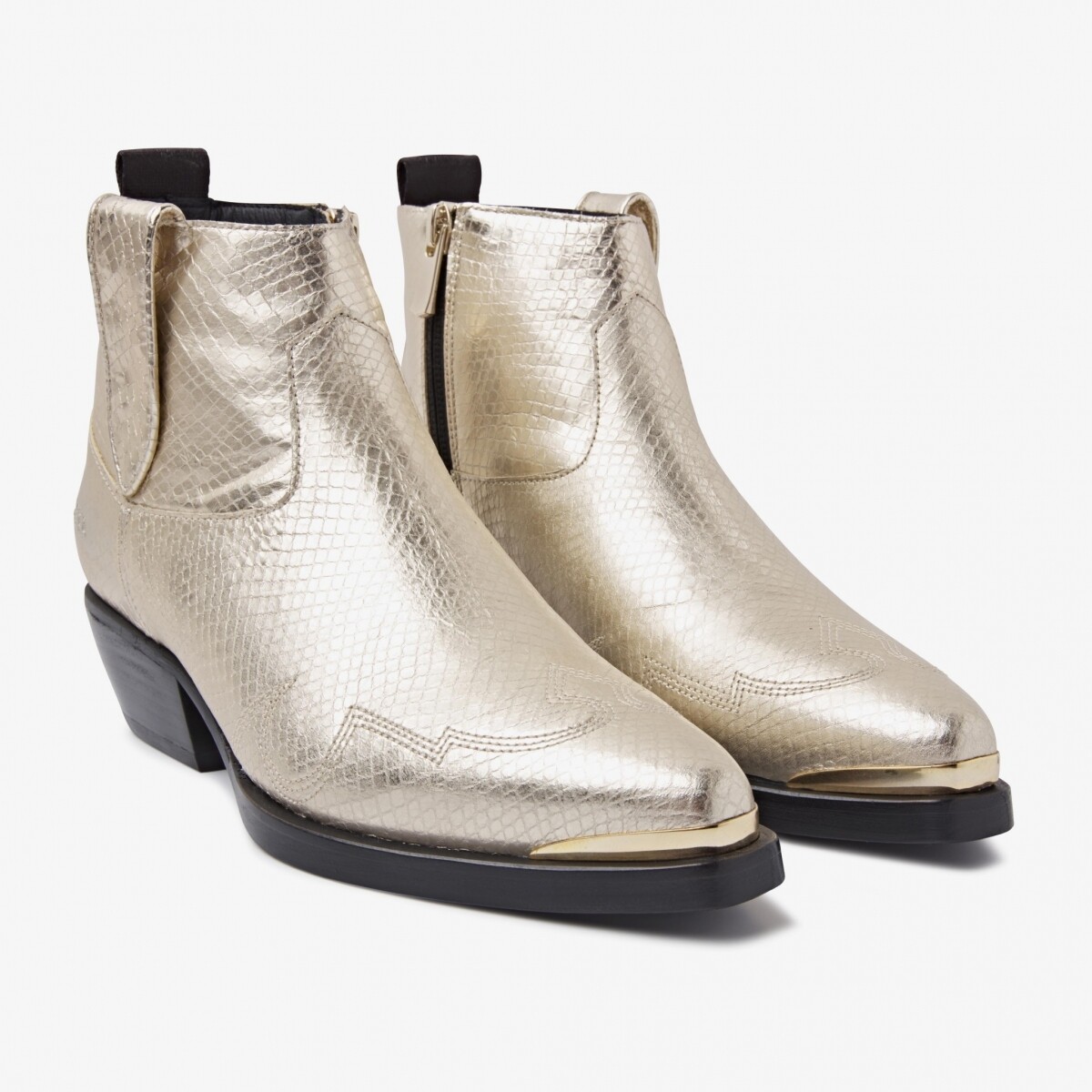 Gold NUBIKK Booties HOLLY SANTOS - Omoda.com