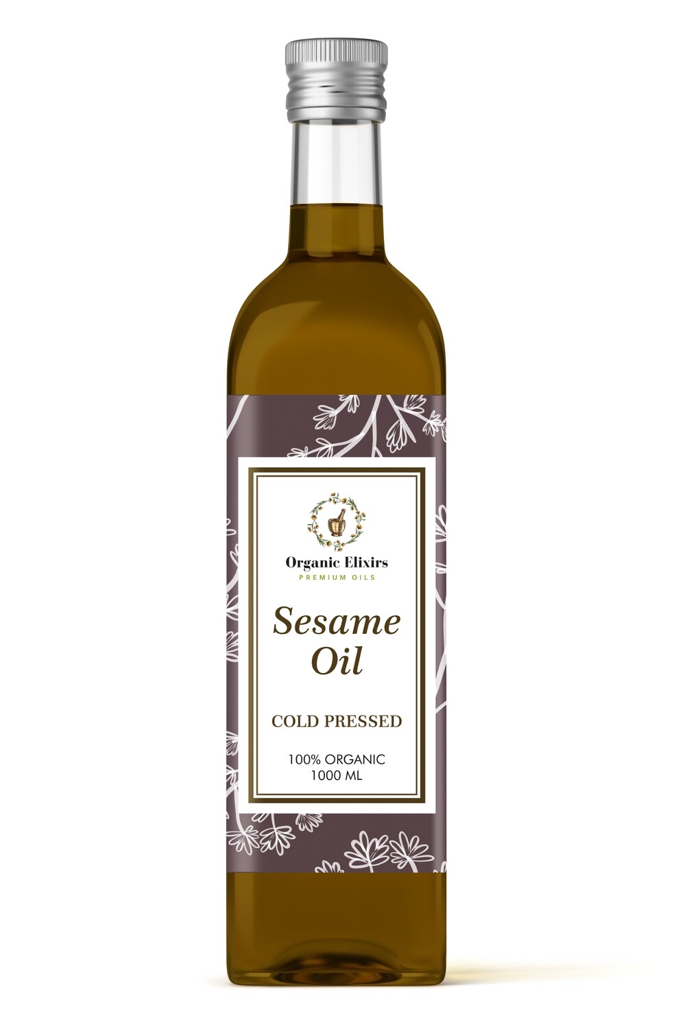 Organic Elixirs Cold Pressed Sesame oil 1 Litre