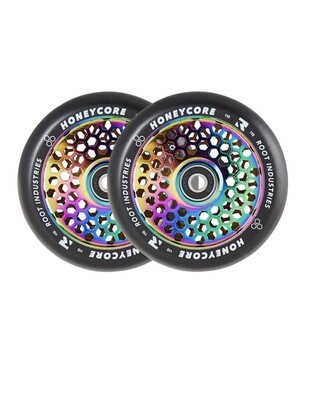 Root Honeycore Black 110mm 2-pack Pro Scooter Wheels
(Neochrome) riepu skrejritenim