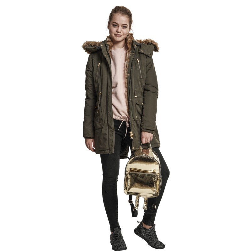 Midi Metallic Backpack - Gold