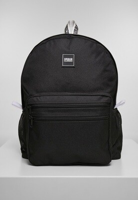 Basic Backpack - Schwarz/Weiss