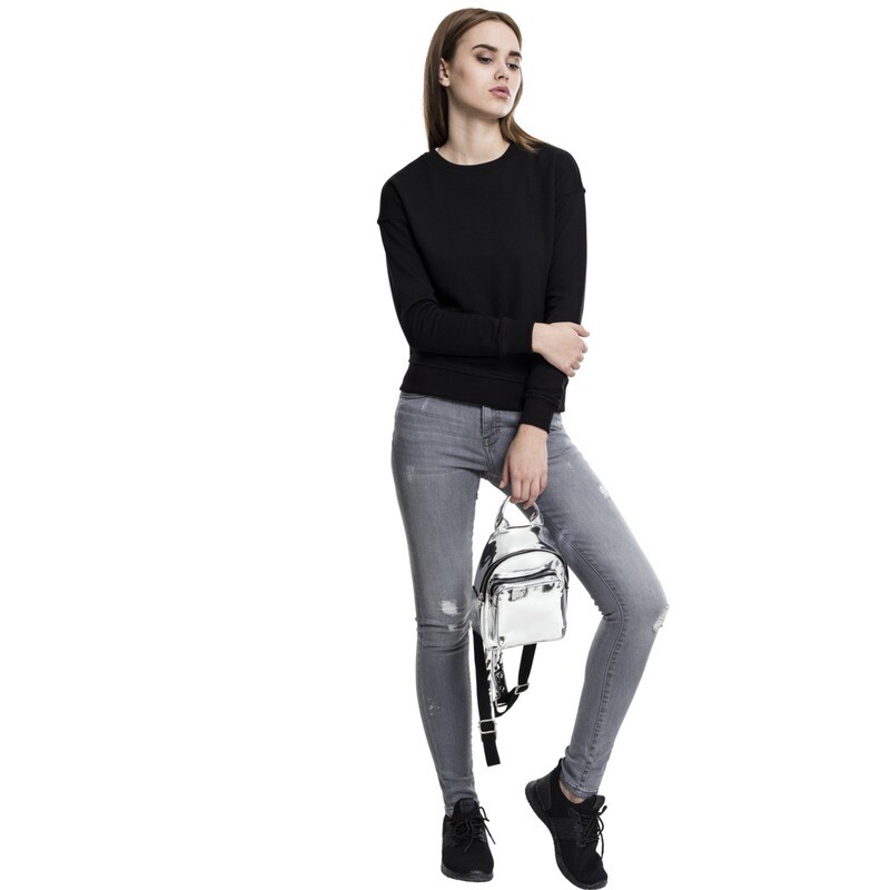 Midi Metallic Backpack - Silber