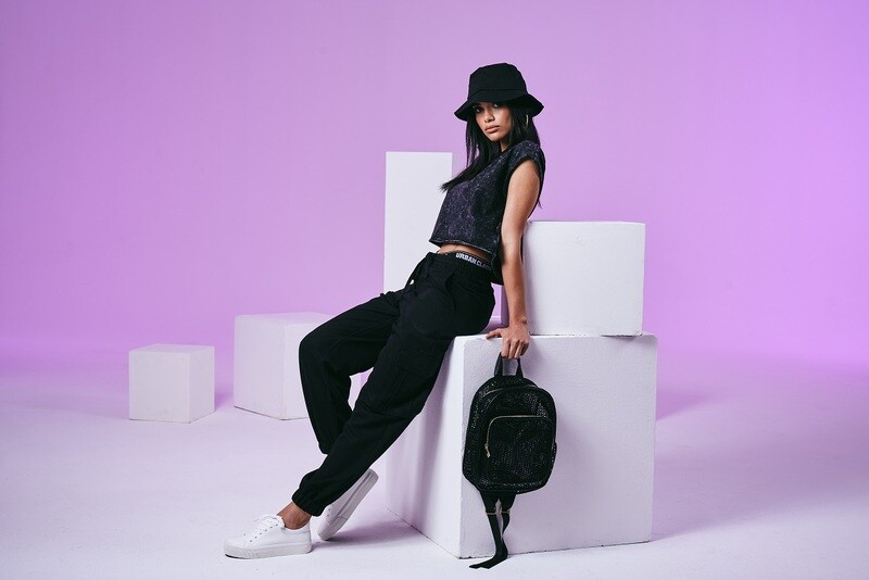 Lady Backpack Mesh Transparent