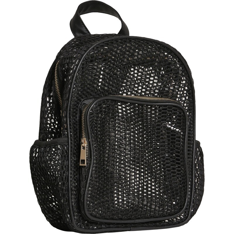 Lady Backpack Mesh Transparent